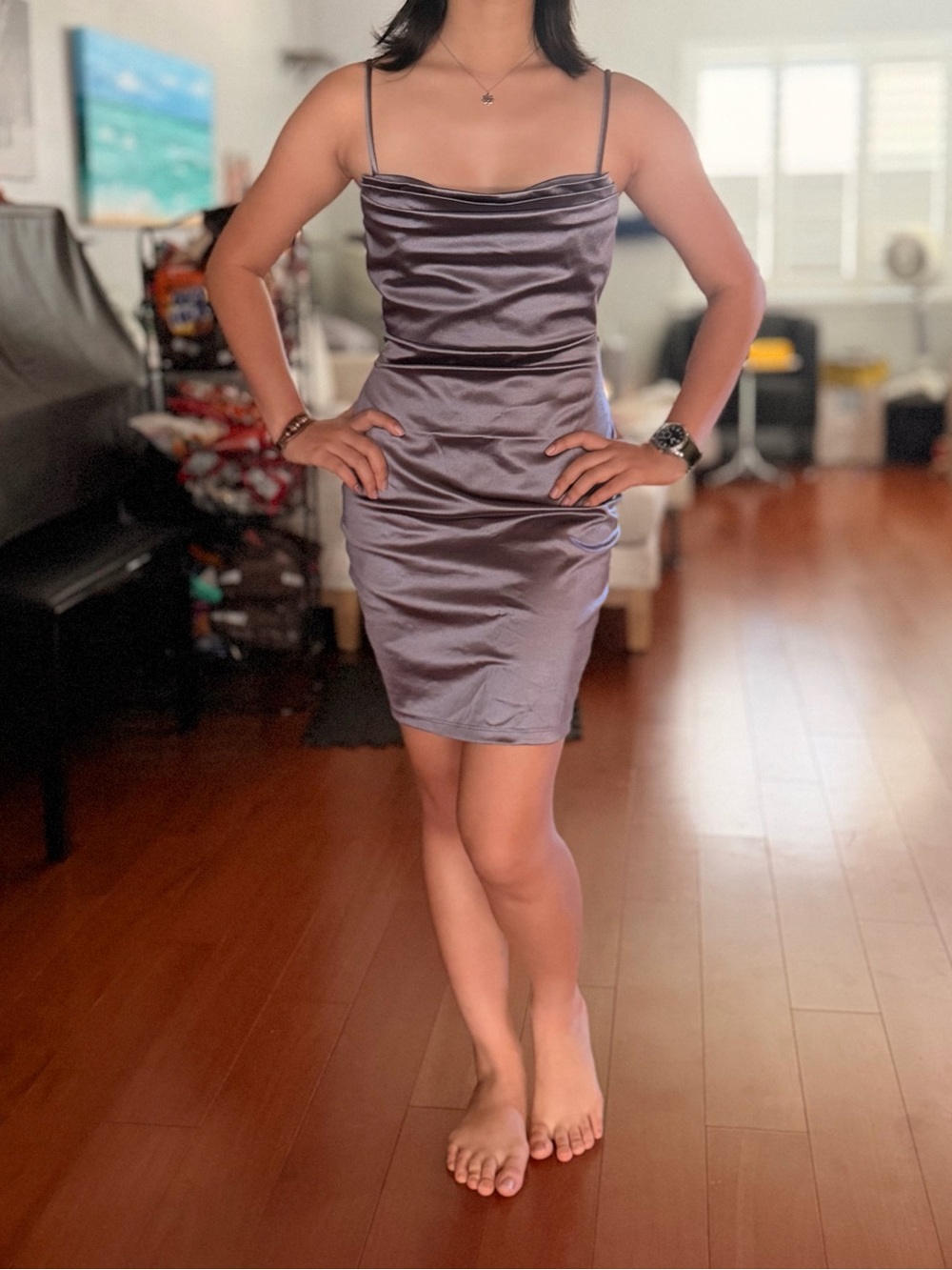 Purple Mini Dress